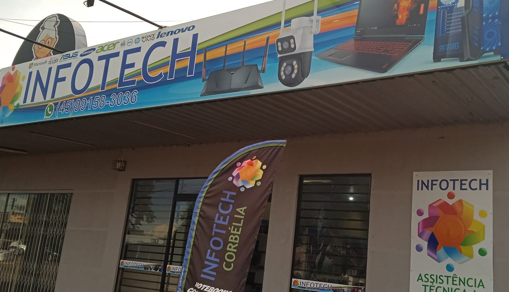 Fachada da loja Infotech Corbélia em Corbélia - PR